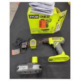 Ryobi 18V 3/8" Drill Kit (Grade: B+)