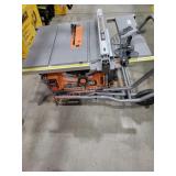 Rigid 10" Table Saw with Folding Stand