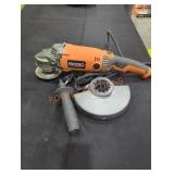 Ridgid Corded 7" Twist Handle Angle Grinder