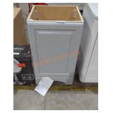 Grey Cabinet w Sink, 32" h x 18" w x 15 1/2" d,