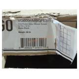 Vigo Fluted Shower Screen