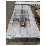 SKID LOT 8ft Green Metal Roof Panel WITH Fast