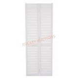 28" x 80" x 3" White Bi-Fold Door