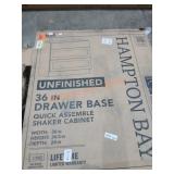 Unfinished 36in Drawer Base