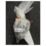 Double Beaded Matte Black Knobs