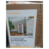 50L Stainless Steel Semi-Round Step Can