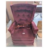 Burgundy Reclining Chair