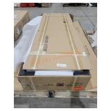 52" Black Metal Filing Cabinet