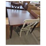 42" x 42" Dining Table With (1) Chair