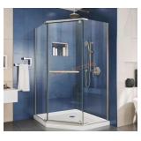 34.125" x 34.125" x 72" Pivot Shower Enclosure
