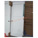 Jeldwen Shaker Panel Door, 31 1/2" w x 81" l LH