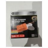 LED Color Changing Recessed Trim with Night Light