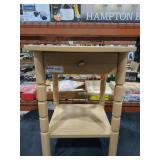 Wood Side/End Table 22 in L 15 in W