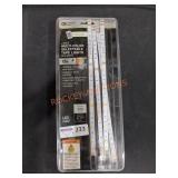 4-Pack color selectable tape lights with remote