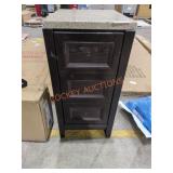 14" x 28.5" x 17" Bedside Table
