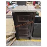 14" x 28.5" x 17" Bedside Table