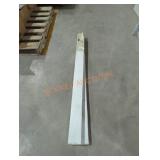 2 58" x 48" Black Mini Blinds