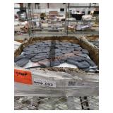 Pebble Marble Tile Black 11-1/4 in. x 11-1/4 in.