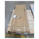 52" Black Filing Cabinet