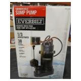 Submersible sump pump