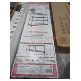 Rivet 4 Tier Shelving Unit 71" x 71" x 20"