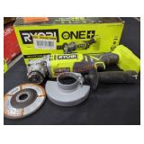 Ryobi Angle Grinder 18v, (Grade: B-), Tool Only