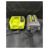 Ryobi 40V 4Ah Battery With Charger