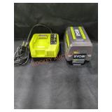 Ryobi 40V 8Ah Battery With Charger