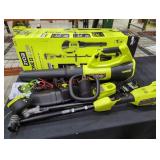 Ryobi Trimmer & Blower Combo Kit, (Grade: B+)