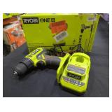 Ryobi Driver W Charger, (Grade: B-), No Battery