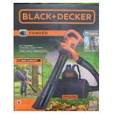 Black & Decker Corded Blower & Vacuum, (Grade: B-