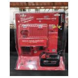 Milwaukee M18 Charger With 5.0Ah Battery