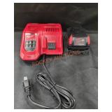 Milwaukee M18 5Ah Battery With Rapid Charger