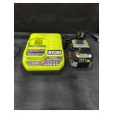 Ryobi 18V Fast Charger With 4Ah Battery