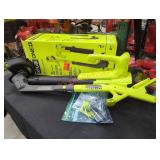 Ryobi 18v Trimmer & Blower, (Grade: B+)