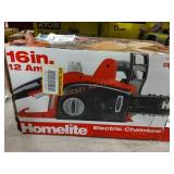 Homelite 16in Electric Chainsaw