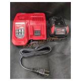 Milwaukee M18 5Ah Battery With Rapid Charger
