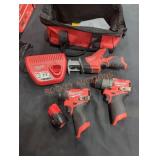 Milwaukee M12 3 Tool Combo Kit, Includes 1 Battery
