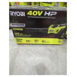 Ryobi 40V Blower, Charger Not Included