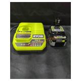 Ryobi 18V Charger With 2Ah Battery