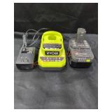 Ryobi 18V Charger With 4Ah Battery