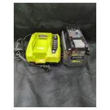 Ryobi 40V 6Ah Battery With Charger