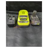 Ryobi 18V Charger With 2Ah Battery