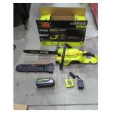 Ryobi 40V 16" Chainsaw Kit (Grade: B+)