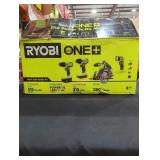 Ryobi 18V 4-Tool Combo Kit (Grade: B+)