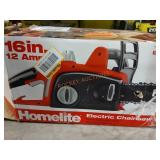 Homelite 16in Electric Chainsaw