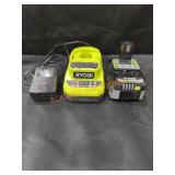 Ryobi 18V 4Ah Battery With Charger