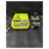 Ryobi 18V Fast Charger With 4Ah Battery