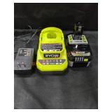 Ryobi 18V Charger With 4Ah Battery