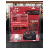 Milwaukee M18 Rapid Charger With 8.0Ah Battery